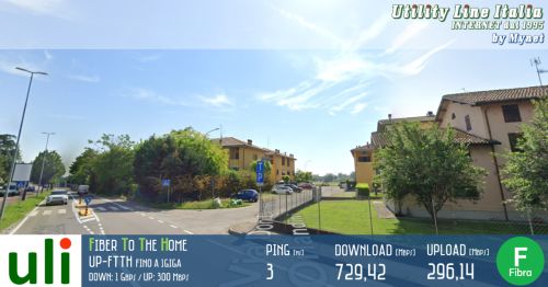 Nuova Fibra FTTH 1Giga a Reggio nell'Emilia Via Orlandini