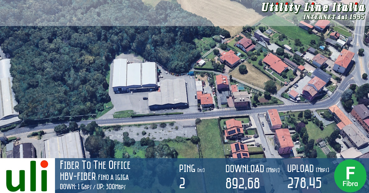 Nuova Fibra Ottica FTTH 1Giga a Veniano (CO)